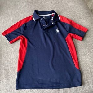 Polo by Ralph Lauren Boys red white blue Polo shirt size S